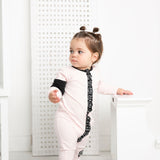 Cleo Detailed Frill Romper - Pink