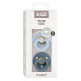 BIBS Dummies Symmetrical - Baby Blue/Petrol