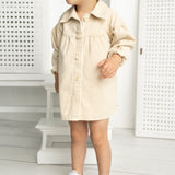 Cora Denim Dress - Beige Denim