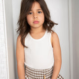 CS Essential Ribbed Tank - White