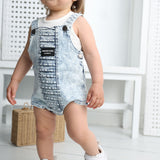 CS Summer Overalls - Denim Blue-Clothing-Cracked Soda