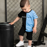 Darcey CS Tee - Black/Blue