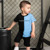 Darcey CS Tee - Black/Blue