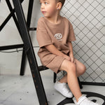 Dash Waffle Tee - Mocha-Clothing-Cracked Soda