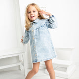 Harper Denim Dress - Denim Blue