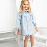 Harper Denim Dress - Denim Blue