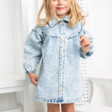 Harper Denim Dress - Denim Blue