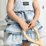 Mia Layer Dress - Denim Blue