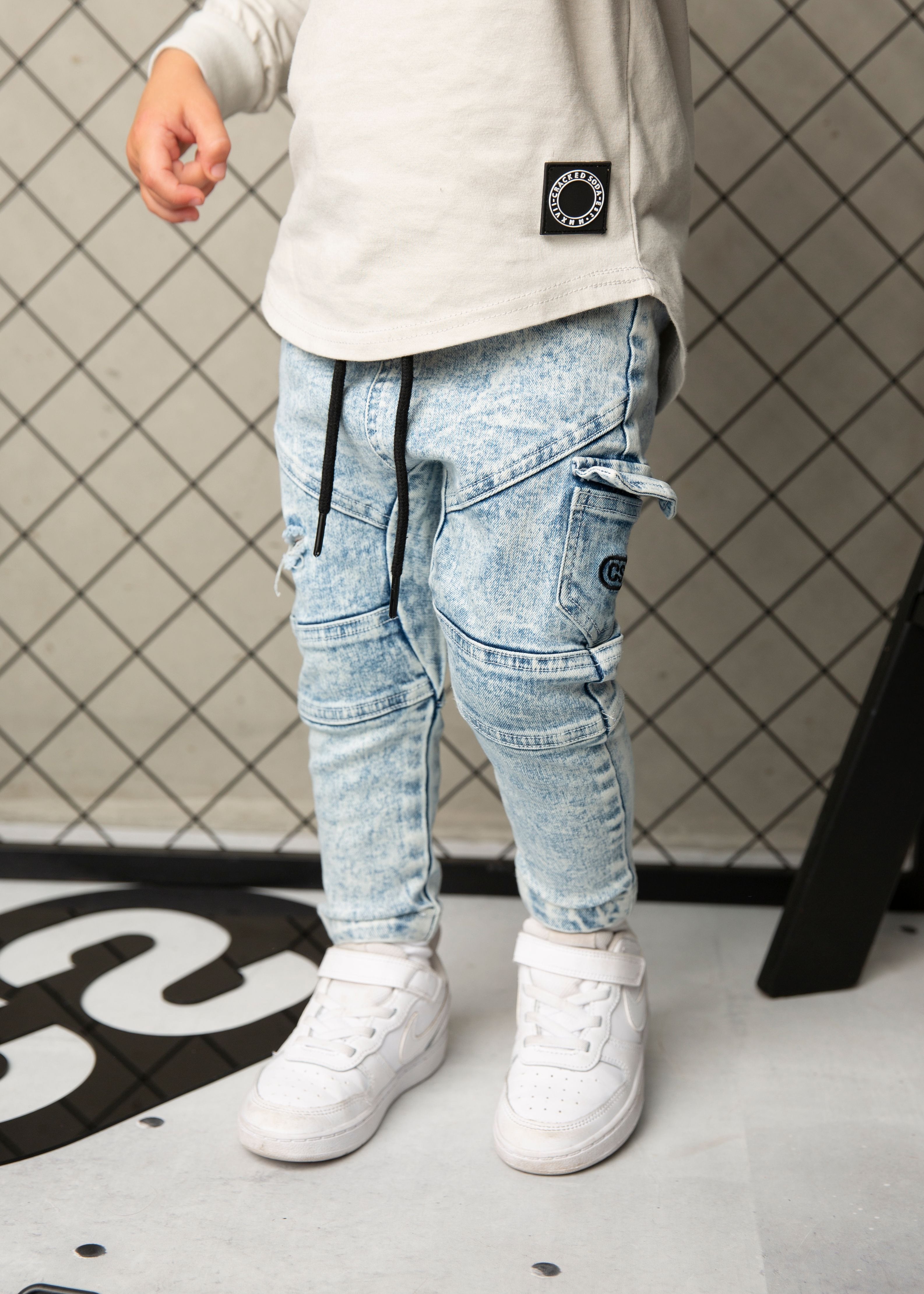 CS Detailed Pocket Jeans - Ash