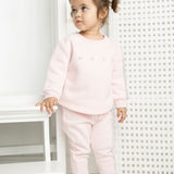 Dolce Detailed Crew & Pant Set - Pink
