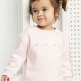 Dolce Detailed Crew & Pant Set - Pink