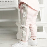 Dolce Detailed Crew & Pant Set - Pink