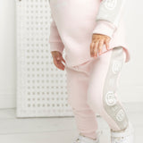 Dolce Detailed Crew & Pant Set - Pink