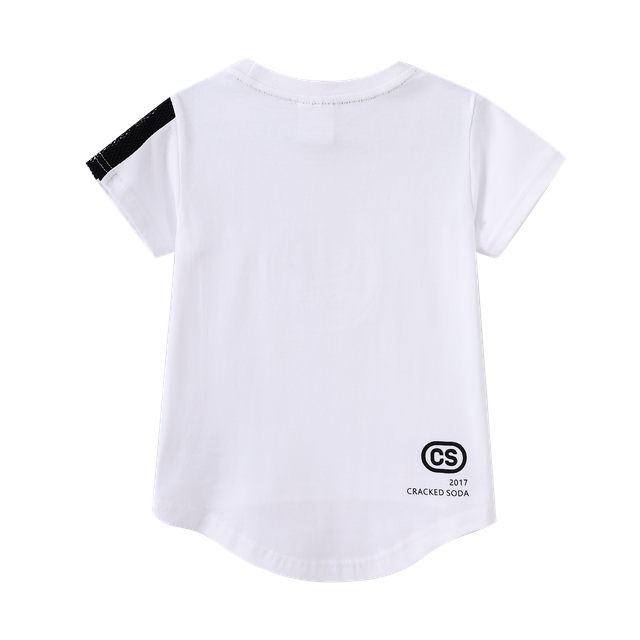 Drake Embossed Tee - White-T-Shirts-Cracked Soda