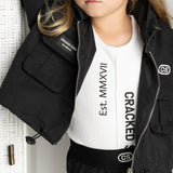 Ebony Detailed Zip Jacket - Black