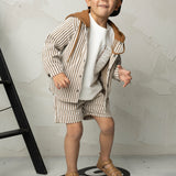 Elias Hooded Jacket & Short Set