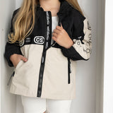Elijah Hooded Jacket Pebble/Black