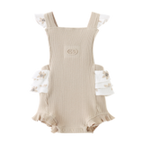 Ellie Frill Overall - Beige