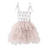 Ellie Ruched Tutu - Beige