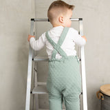 Elliot Textured Overalls Sage