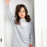 Emma Essential Crew Dress - Grey