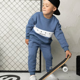 Finn Detailed Crew & Trackpant Set