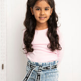 Winter Ribbed Fleece Long Sleeve - Pink