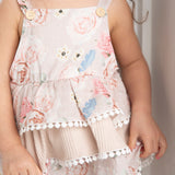 Naomi Bodysuit Layered Dress - Floral