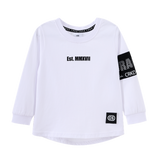 Frank Detailed Long Sleeve Tee - White