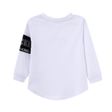 Frank Detailed Long Sleeve Tee - White