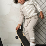 Freddie Crew & Trackpant Set - Pebble