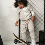 Freddie Crew & Trackpant Set - Pebble