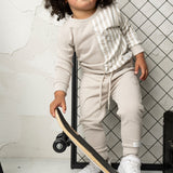 Freddie Crew & Trackpant Set - Pebble