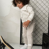 Freddie Crew & Trackpant Set - Pebble