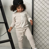 Freddie Crew & Trackpant Set - Pebble