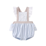 Sky Frill Overall - Blue