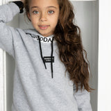 Nova Detailed Hoodie - Grey Marle