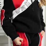 Harlow Hoodie & Trackpant Set - Red & Black