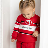 Harlow Crew & Pant Set - Red