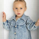 Harper Denim Dress - Blue Denim