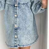 Harper Denim Dress - Blue Denim