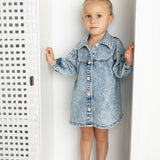 Harper Denim Dress - Blue Denim