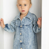 Harper Denim Dress - Blue Denim