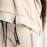 Harper Detailed Strap Crew - Sand