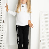 Harper Detailed Pant With Zip - Black