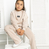 Harper Beige Crew & Pant Set