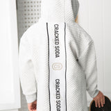 Alaska Textured Hooded Dress - Grey