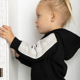 Scout Detailed Hoodie - Black