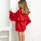 Scarlett Frill Hooded Dress
