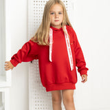 Scarlett Frill Hooded Dress